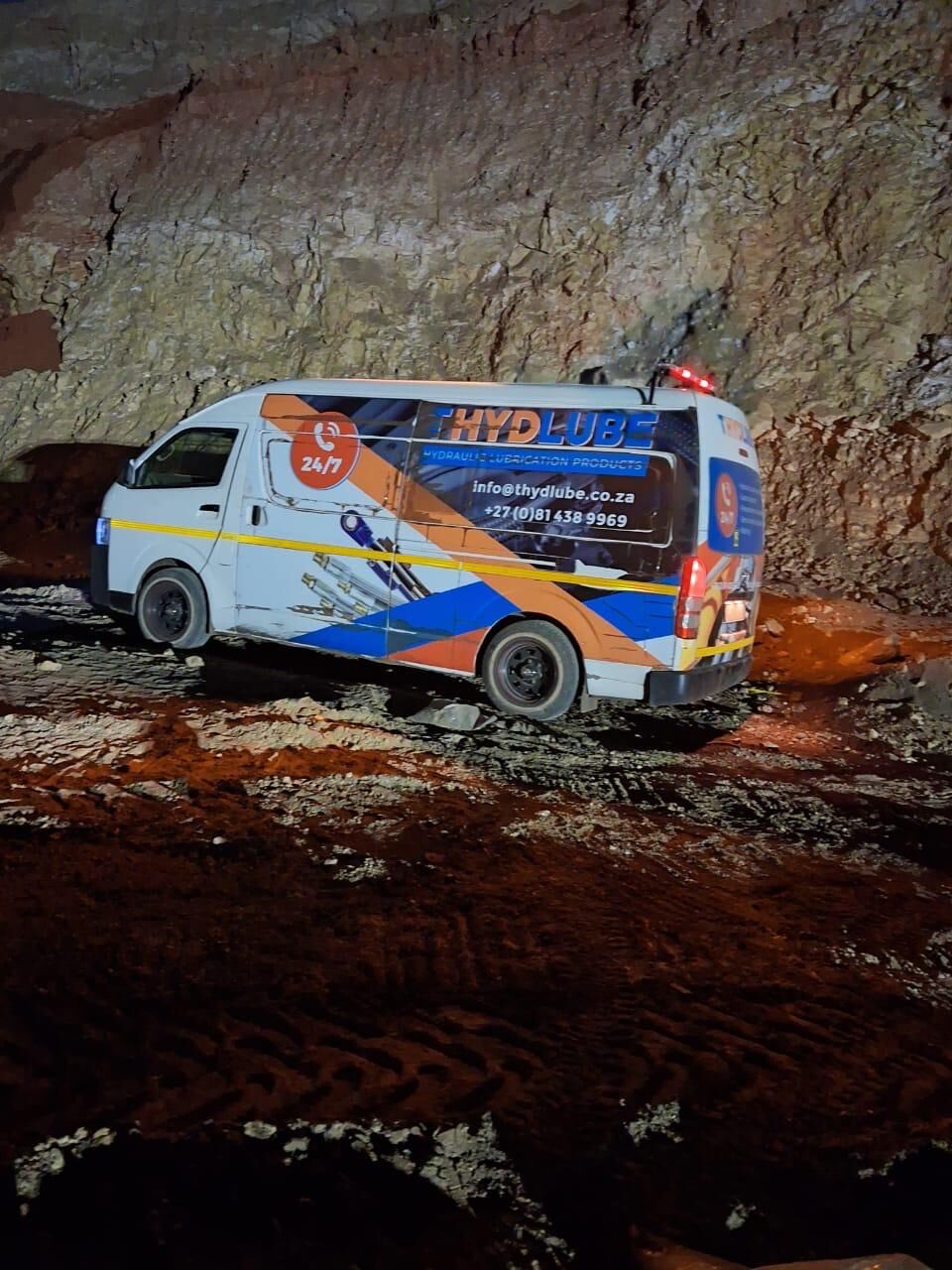 On site at night